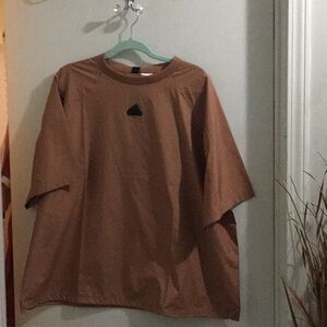 Adidas Brown Oversized T-Shirt